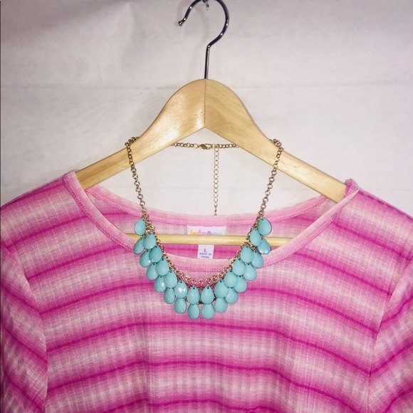 TEAL TEARDROP NECKLACE - Picture 2 of 6